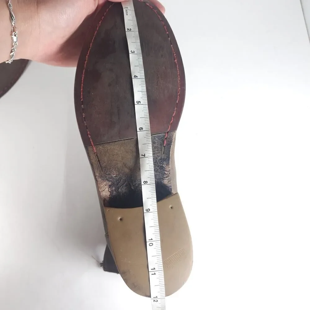 Freebird by Steven Men's Brown Leather Chelsea Boots with Red Lining